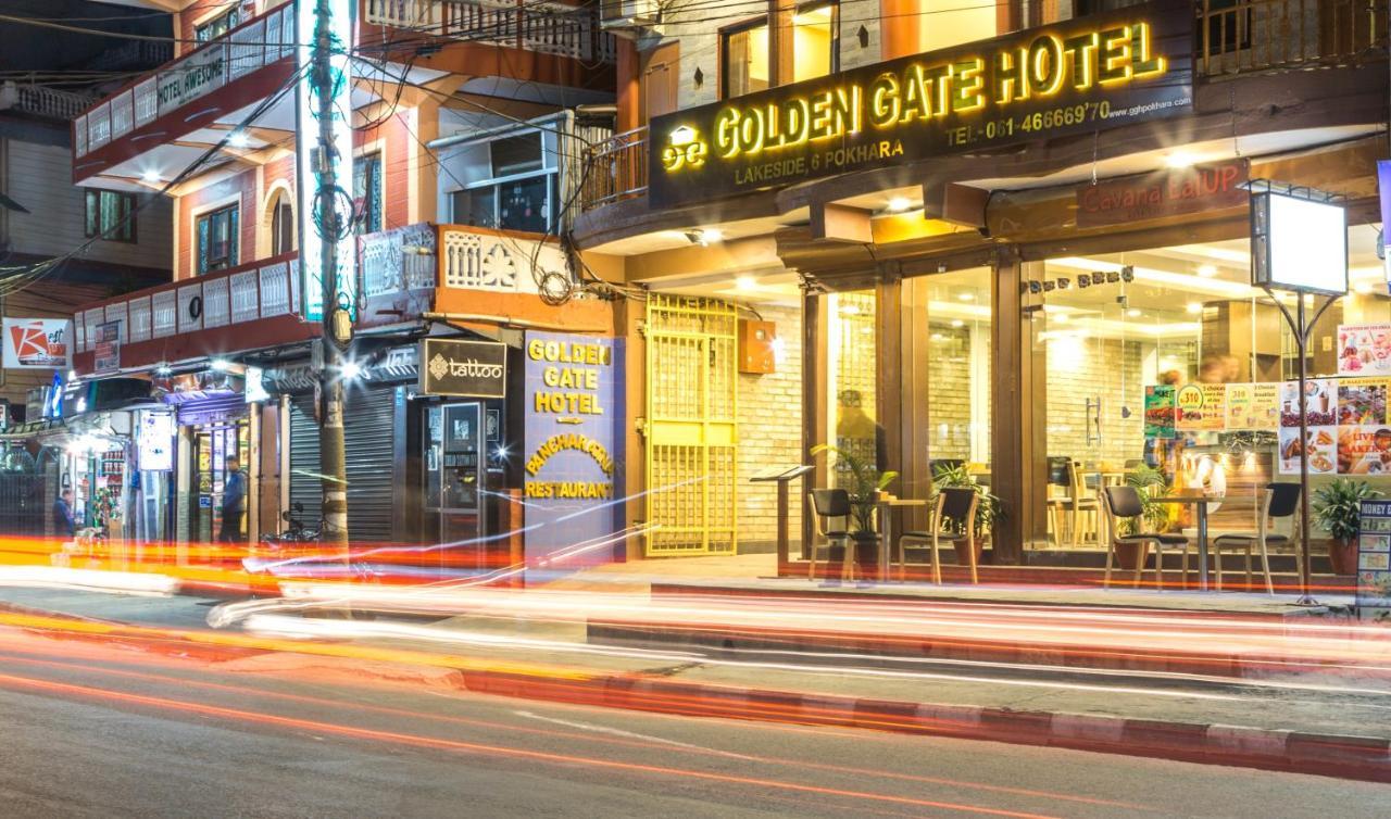 Golden Gate Hotel Pokhara Exteriör bild